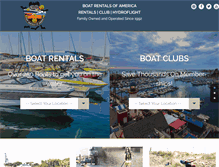 Tablet Screenshot of boats4rent.com